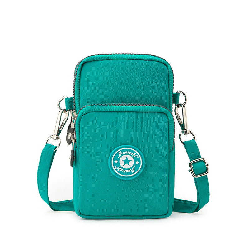 Factory Direct Mobile Phone Bag Women's Crossbody Bag Large Screen Mobile Phone Bag Coin Purse Hanging Neck Wrist Bag Running Vertical Mini